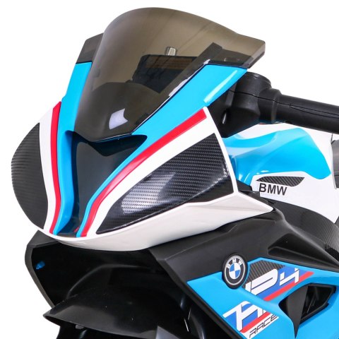Motor BMW HP4 na akumulator dla dzieci Niebieski + 3 Koła + LED + MP3 USB + Ekoskóra Motor BMW HP4 na akumulator dla dzieci Niebieski + 3 Koła + LED + MP3 USB + Ekoskóra