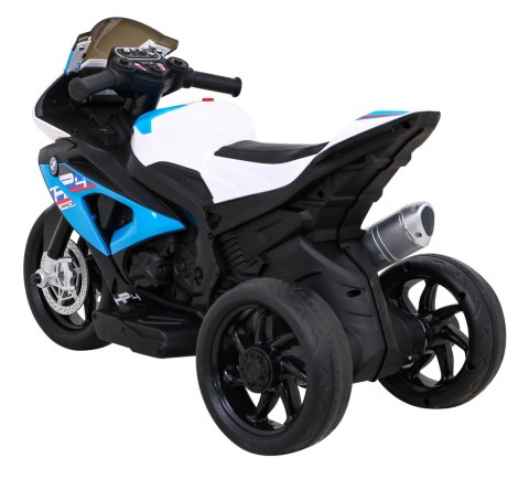Motor BMW HP4 na akumulator dla dzieci Niebieski + 3 Koła + LED + MP3 USB + Ekoskóra Motor BMW HP4 na akumulator dla dzieci Niebieski + 3 Koła + LED + MP3 USB + Ekoskóra