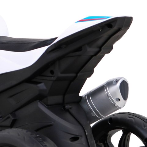 Motor BMW HP4 na akumulator dla dzieci Niebieski + 3 Koła + LED + MP3 USB + Ekoskóra Motor BMW HP4 na akumulator dla dzieci Niebieski + 3 Koła + LED + MP3 USB + Ekoskóra