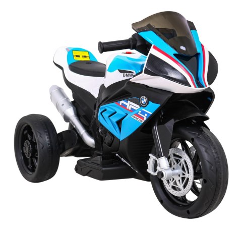 Motor BMW HP4 na akumulator dla dzieci Niebieski + 3 Koła + LED + MP3 USB + Ekoskóra Motor BMW HP4 na akumulator dla dzieci Niebieski + 3 Koła + LED + MP3 USB + Ekoskóra