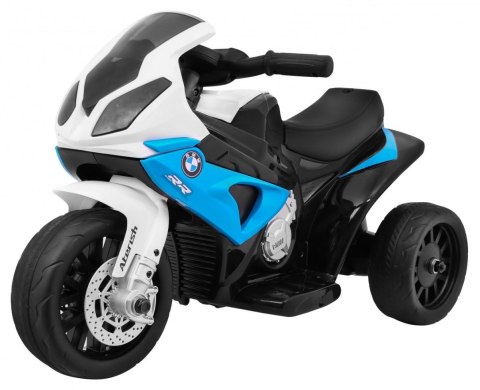 Motor BMW S1000 RR Mini na akumulator dla dzieci Niebieski + 3 koła + Dźwięki + LED Motor BMW S1000 RR Mini na akumulator dla dzieci Niebieski + 3 koła + Dźwięki + LED