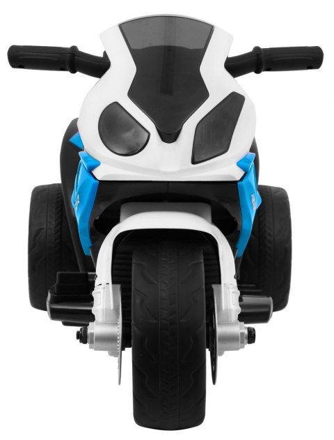 Motor BMW S1000 RR Mini na akumulator dla dzieci Niebieski + 3 koła + Dźwięki + LED Motor BMW S1000 RR Mini na akumulator dla dzieci Niebieski + 3 koła + Dźwięki + LED