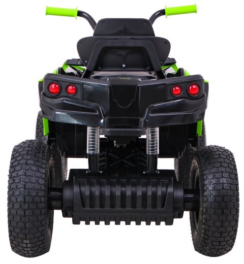 Quad ATV Air na akumulator dla dzieci Czarno-zielony + Koła pompowane + Radio MP3 + Wolny Start Quad ATV Air na akumulator dla dzieci Czarno-zielony + Koła pompowane + Radio MP3 + Wolny Start