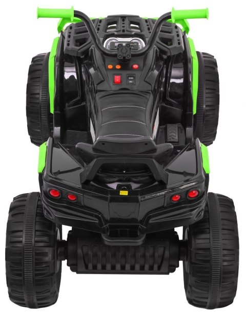 Quad ATV na akumulator dla dzieci Czarno-zielony + Koła EVA + Radio MP3 + LED + Wolny Start Quad ATV na akumulator dla dzieci Czarno-zielony + Koła EVA + Radio MP3 + LED + Wolny Start