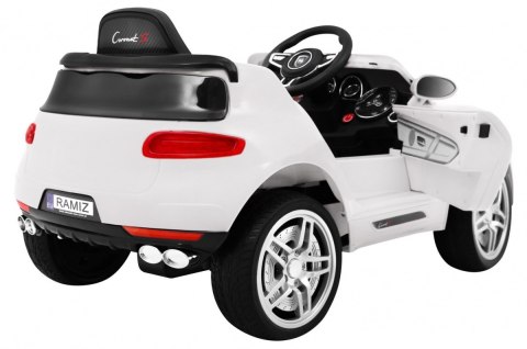 Autko Turbo-S na akumulator dla dzieci Biały + Pilot + Wolny Start + Koła EVA + Radio MP3 Autko Turbo-S na akumulator dla dzieci Biały + Pilot + Wolny Start + Koła EVA + Radio MP3