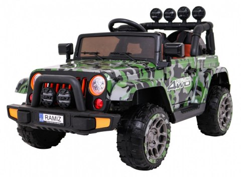 Auto Terenowe Full Time 4WD dla dzieci Lakier Moro + Napęd 4x4 + Pilot + Audio LED + Schowek Auto Terenowe Full Time 4WD dla dzieci Lakier Moro + Napęd 4x4 + Pilot + Audio LED + Schowek