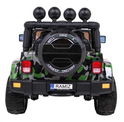 Auto Terenowe Full Time 4WD dla dzieci Lakier Moro + Napęd 4x4 + Pilot + Audio LED + Schowek Auto Terenowe Full Time 4WD dla dzieci Lakier Moro + Napęd 4x4 + Pilot + Audio LED + Schowek