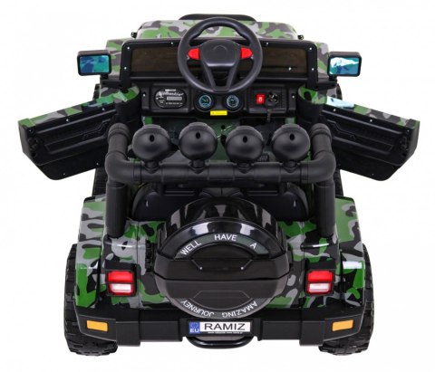 Auto Terenowe Full Time 4WD dla dzieci Lakier Moro + Napęd 4x4 + Pilot + Audio LED + Schowek Auto Terenowe Full Time 4WD dla dzieci Lakier Moro + Napęd 4x4 + Pilot + Audio LED + Schowek