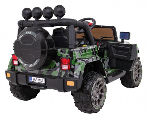 Auto Terenowe Full Time 4WD dla dzieci Lakier Moro + Napęd 4x4 + Pilot + Audio LED + Schowek Auto Terenowe Full Time 4WD dla dzieci Lakier Moro + Napęd 4x4 + Pilot + Audio LED + Schowek