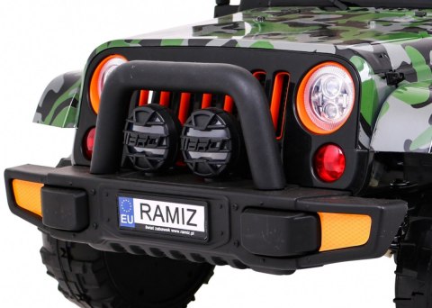 Auto Terenowe Full Time 4WD dla dzieci Lakier Moro + Napęd 4x4 + Pilot + Audio LED + Schowek Auto Terenowe Full Time 4WD dla dzieci Lakier Moro + Napęd 4x4 + Pilot + Audio LED + Schowek