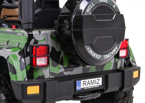 Auto Terenowe Full Time 4WD dla dzieci Lakier Moro + Napęd 4x4 + Pilot + Audio LED + Schowek Auto Terenowe Full Time 4WD dla dzieci Lakier Moro + Napęd 4x4 + Pilot + Audio LED + Schowek