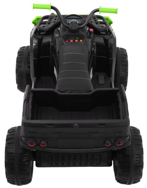 Quad XL ATV 2,4GHz na akumulator dla dzieci Czarno-Zielony + Pilot + Napęd 4x4 + Bagażnik + Wolny Start + EVA + Audio LED Quad XL ATV 2,4GHz na akumulator dla dzieci Czarno-Zielony + Pilot + Napęd 4x4 + Bagażnik + Wolny Start + EVA + Audio LED