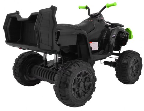 Quad XL ATV 2,4GHz na akumulator dla dzieci Czarno-Zielony + Pilot + Napęd 4x4 + Bagażnik + Wolny Start + EVA + Audio LED Quad XL ATV 2,4GHz na akumulator dla dzieci Czarno-Zielony + Pilot + Napęd 4x4 + Bagażnik + Wolny Start + EVA + Audio LED