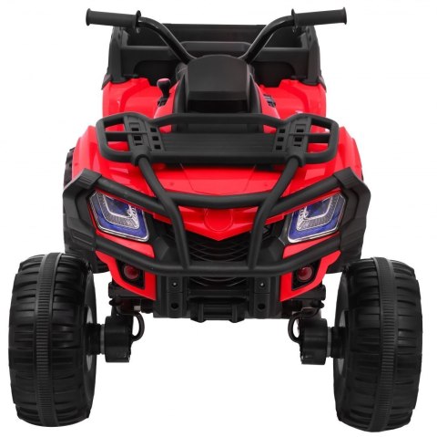 Quad XL ATV 2,4GHz na akumulator dla dzieci Czerwony + Pilot + Napęd 4x4 + Bagażnik + Wolny Start + EVA + Audio LED Quad XL ATV 2,4GHz na akumulator dla dzieci Czerwony + Pilot + Napęd 4x4 + Bagażnik + Wolny Start + EVA + Audio LED