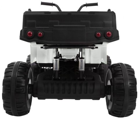 Quad XL ATV na akumulator dla dzieci Biały + Napęd 4x4 + Bagażnik + Wolny Start + EVA + Audio LED Quad XL ATV na akumulator dla dzieci Biały + Napęd 4x4 + Bagażnik + Wolny Start + EVA + Audio LED