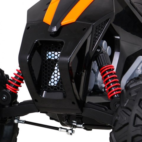 Quad Lucky Seven na akumulator Czarny + Koła EVA + Wolny Start + LED + MP3 USB Quad Lucky Seven na akumulator Czarny + Koła EVA + Wolny Start + LED + MP3 USB