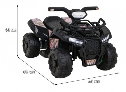 Quad Storm na akumulator dla dzieci Czarny + Silnik 25W + MP3 USB + LED Quad Storm na akumulator dla dzieci Czarny + Silnik 25W + MP3 USB + LED