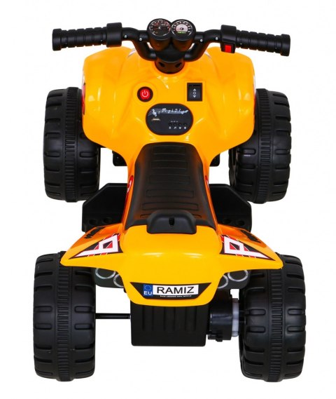 Quad The Fastest na akumulator dla dzieci Żółty + Silnik 25W Quad The Fastest na akumulator dla dzieci Żółty + Silnik 25W