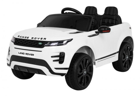 Range Rover Evoque na akumulator dla dzieci Biały + Pilot + Wolny Start + MP3 LED Range Rover Evoque na akumulator dla dzieci Biały + Pilot + Wolny Start + MP3 LED