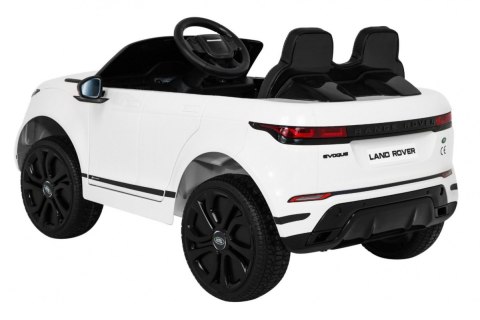 Range Rover Evoque na akumulator dla dzieci Biały + Pilot + Wolny Start + MP3 LED Range Rover Evoque na akumulator dla dzieci Biały + Pilot + Wolny Start + MP3 LED