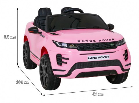 Range Rover Evoque na akumulator dla dzieci Różowy + Pilot + Wolny Start + MP3 LED Range Rover Evoque na akumulator dla dzieci Różowy + Pilot + Wolny Start + MP3 LED