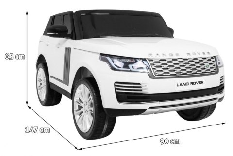 Range Rover HSE 2-osobowe Autko dla dzieci Biały + Pilot + Panel audio + LED Range Rover HSE 2-osobowe Autko dla dzieci Biały + Pilot + Panel audio + LED