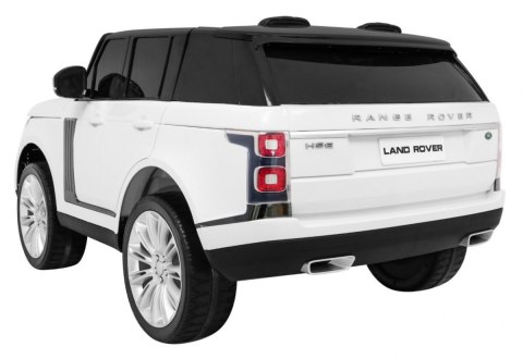Range Rover HSE 2-osobowe Autko dla dzieci Biały + Pilot + Panel audio + LED Range Rover HSE 2-osobowe Autko dla dzieci Biały + Pilot + Panel audio + LED