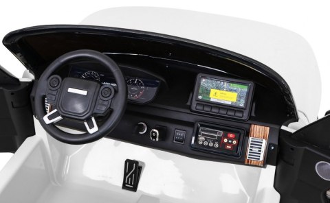 Range Rover HSE 2-osobowe Autko dla dzieci Biały + Pilot + Panel audio + LED Range Rover HSE 2-osobowe Autko dla dzieci Biały + Pilot + Panel audio + LED