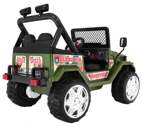 Terenowy Raptor Drifter na akumulator dla dzieci Zielony + Pilot + Wolny Start + EVA + Dźwięki Światła Terenowy Raptor Drifter na akumulator dla dzieci Zielony + Pilot + Wolny Start + EVA + Dźwięki Światła