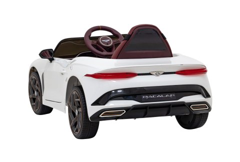 Autko Bentley Bacalar na akumulator dla dzieci Biały + Pilot + EVA + Wolny Start + Audio LED Autko Bentley Bacalar na akumulator dla dzieci Biały + Pilot + EVA + Wolny Start + Audio LED