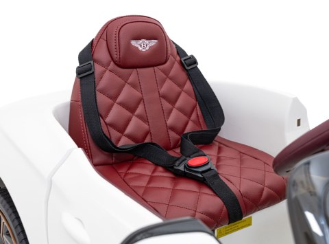Autko Bentley Bacalar na akumulator dla dzieci Biały + Pilot + EVA + Wolny Start + Audio LED Autko Bentley Bacalar na akumulator dla dzieci Biały + Pilot + EVA + Wolny Start + Audio LED