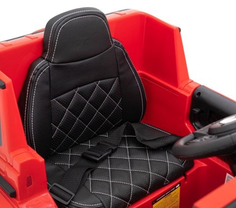 Mercedes AMG G63 dla dzieci Czerwony + Pilot + MP3 LED + Wolny Start + EVA + Pasy Mercedes AMG G63 dla dzieci Czerwony + Pilot + MP3 LED + Wolny Start + EVA + Pasy