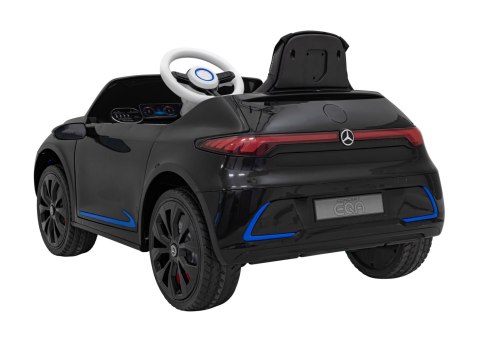 Mercedes Benz AMG EQA dla dzieci Czarny + Pilot + 5-punktowe pasy + EVA + Wyświetlacz MP3 + LED Mercedes Benz AMG EQA dla dzieci Czarny + Pilot + 5-punktowe pasy + EVA + Wyświetlacz MP3 + LED