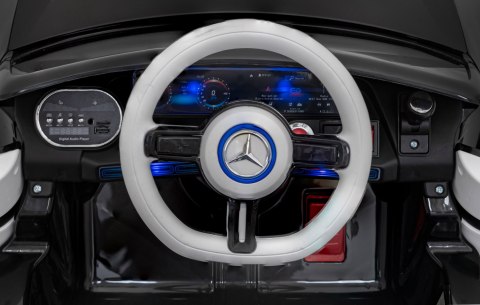Mercedes Benz AMG EQA dla dzieci Czarny + Pilot + 5-punktowe pasy + EVA + Wyświetlacz MP3 + LED Mercedes Benz AMG EQA dla dzieci Czarny + Pilot + 5-punktowe pasy + EVA + Wyświetlacz MP3 + LED