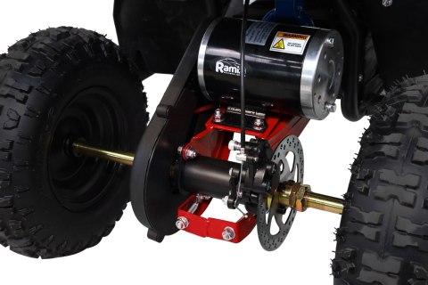 Quad HIPERFECT na akumulator Czerwony 35km/h + Silnik bezszczotkowy 1000W + Koła pompowane + Regulacja siedzenia Quad HIPERFECT na akumulator Czerwony 35km/h + Silnik bezszczotkowy 1000W + Koła pompowane + Regulacja siedzenia