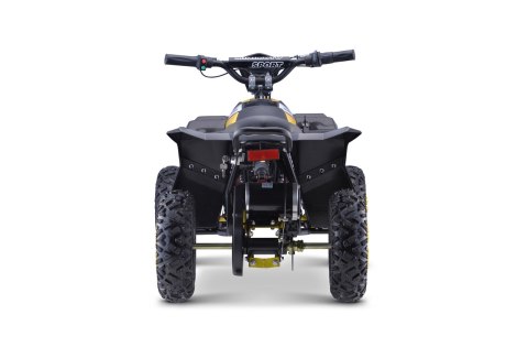 Quad HIPERFECT na akumulator Żółty 35km/h + Silnik bezszczotkowy 1000W + Koła pompowane + Regulacja siedzenia Quad HIPERFECT na akumulator Żółty 35km/h + Silnik bezszczotkowy 1000W + Koła pompowane + Regulacja siedzenia