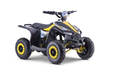 Quad HIPERFECT na akumulator Żółty 35km/h + Silnik bezszczotkowy 1000W + Koła pompowane + Regulacja siedzenia Quad HIPERFECT na akumulator Żółty 35km/h + Silnik bezszczotkowy 1000W + Koła pompowane + Regulacja siedzenia