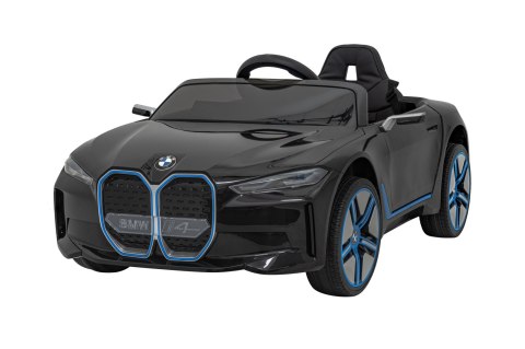 Autko BMW i4 na akumulator dla dzieci Czarny + Wolny Start + EVA + Ekoskóra + Audio LED + Pilot Autko BMW i4 na akumulator dla dzieci Czarny + Wolny Start + EVA + Ekoskóra + Audio LED + Pilot