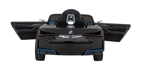 Autko BMW i4 na akumulator dla dzieci Czarny + Wolny Start + EVA + Ekoskóra + Audio LED + Pilot Autko BMW i4 na akumulator dla dzieci Czarny + Wolny Start + EVA + Ekoskóra + Audio LED + Pilot