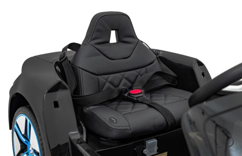 Autko BMW i4 na akumulator dla dzieci Czarny + Wolny Start + EVA + Ekoskóra + Audio LED + Pilot Autko BMW i4 na akumulator dla dzieci Czarny + Wolny Start + EVA + Ekoskóra + Audio LED + Pilot