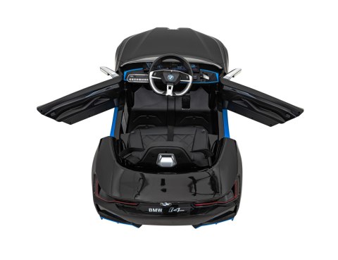 Autko BMW i4 na akumulator dla dzieci Czarny + Wolny Start + EVA + Ekoskóra + Audio LED + Pilot Autko BMW i4 na akumulator dla dzieci Czarny + Wolny Start + EVA + Ekoskóra + Audio LED + Pilot