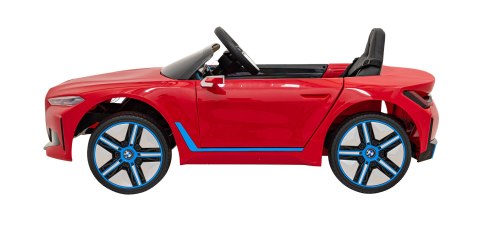 Autko BMW i4 na akumulator dla dzieci Czerwony + Wolny Start + EVA + Ekoskóra + Audio LED + Pilot Autko BMW i4 na akumulator dla dzieci Czerwony + Wolny Start + EVA + Ekoskóra + Audio LED + Pilot