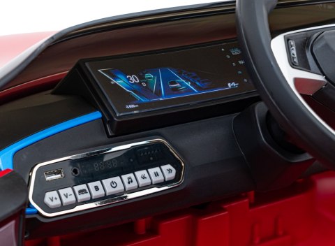 Autko BMW i4 na akumulator dla dzieci Czerwony + Wolny Start + EVA + Ekoskóra + Audio LED + Pilot Autko BMW i4 na akumulator dla dzieci Czerwony + Wolny Start + EVA + Ekoskóra + Audio LED + Pilot