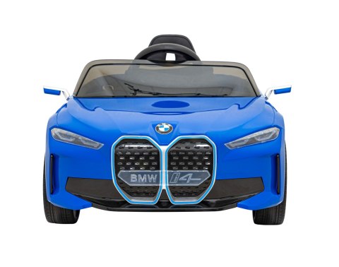 Autko BMW i4 na akumulator dla dzieci Niebieski + Wolny Start + EVA + Ekoskóra + Audio LED + Pilot Autko BMW i4 na akumulator dla dzieci Niebieski + Wolny Start + EVA + Ekoskóra + Audio LED + Pilot