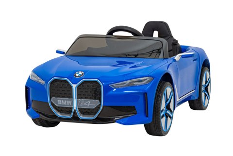Autko BMW i4 na akumulator dla dzieci Niebieski + Wolny Start + EVA + Ekoskóra + Audio LED + Pilot Autko BMW i4 na akumulator dla dzieci Niebieski + Wolny Start + EVA + Ekoskóra + Audio LED + Pilot