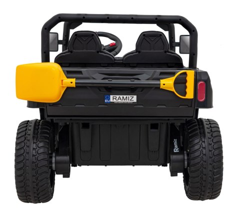 Auto Pick-Up Speed 900 dla dzieci Czarny + Napęd 4x4 + Ruchomy kiper + Bagażnik + Pilot + Łopatka + Audio LED Auto Pick-Up Speed 900 dla dzieci Czarny + Napęd 4x4 + Ruchomy kiper + Bagażnik + Pilot + Łopatka + Audio LED