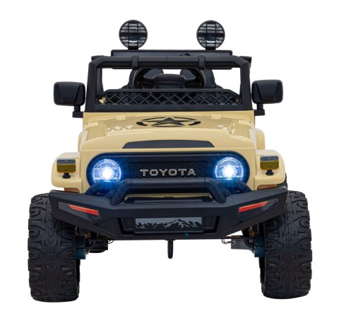 Toyota FJ Cruiser dla dzieci Beżowy + Pilot + Napęd 4x4 + Audio LED + EVA + Wolny Start Toyota FJ Cruiser dla dzieci Beżowy + Pilot + Napęd 4x4 + Audio LED + EVA + Wolny Start