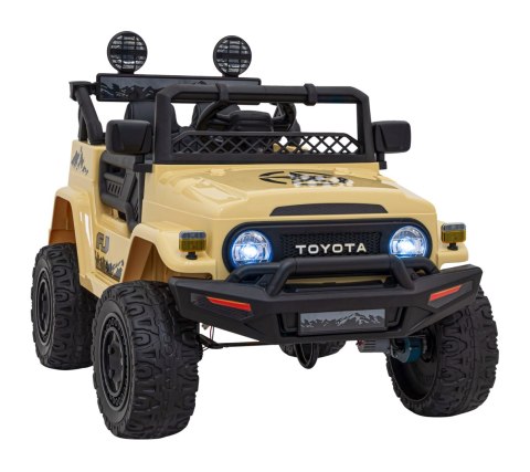 Toyota FJ Cruiser dla dzieci Beżowy + Pilot + Napęd 4x4 + Audio LED + EVA + Wolny Start Toyota FJ Cruiser dla dzieci Beżowy + Pilot + Napęd 4x4 + Audio LED + EVA + Wolny Start