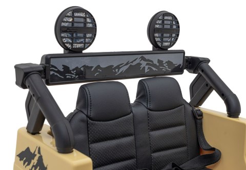 Toyota FJ Cruiser dla dzieci Beżowy + Pilot + Napęd 4x4 + Audio LED + EVA + Wolny Start Toyota FJ Cruiser dla dzieci Beżowy + Pilot + Napęd 4x4 + Audio LED + EVA + Wolny Start