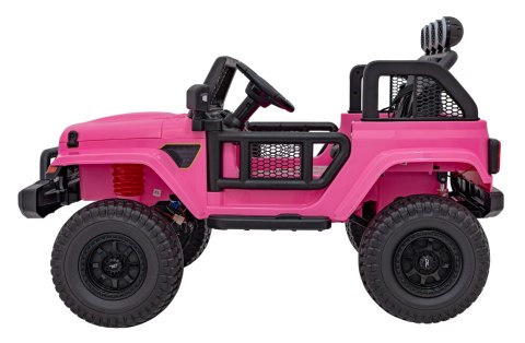 Auto terenowe OFF-ROAD 3.0 dla dzieci Różowy + Pilot + Wolny Start + Pasy + Audio LED Auto terenowe OFF-ROAD 3.0 dla dzieci Różowy + Pilot + Wolny Start + Pasy + Audio LED